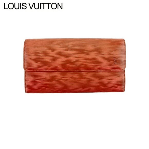 LOUIS VUITTON Long Wallet Epi Epi Leather Authentic Used - Picture 1 of 11